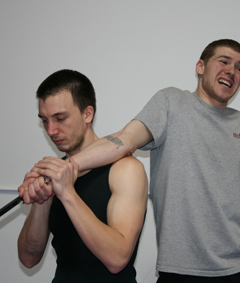 Learn defenses against grabs and chokes.